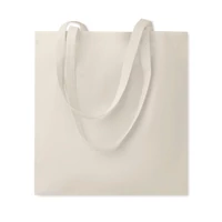 Kép 3/5 - COTTONEL ++ Pamut bevásárlótáska, 180 g., beige