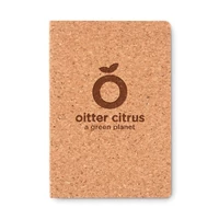 Kép 4/5 - NOTECORK A4 parafa puhafedeles füzet, beige
