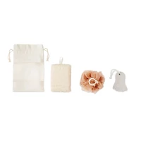 Kép 6/6 - CUIDA SET Fürdőszett tárolózsákban, beige