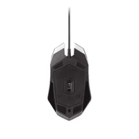 Kép 6/9 - COMMANDER Vezetékes, világító gamer egér , fekete