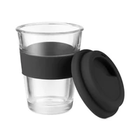 Kép 3/5 - ASTOGLASS Üveg pohár, 350 ml, fekete
