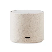 Kép 8/15 - ROUND BASS+ Búzaszalma / ABS BT hangszóró, beige