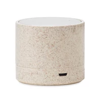 Kép 11/15 - ROUND BASS+ Búzaszalma / ABS BT hangszóró, beige
