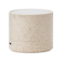 Kép 12/15 - ROUND BASS+ Búzaszalma / ABS BT hangszóró, beige