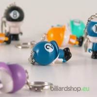 Kép 2/3 - Hat Doll pool biliárdos kulcstartó, 1-es