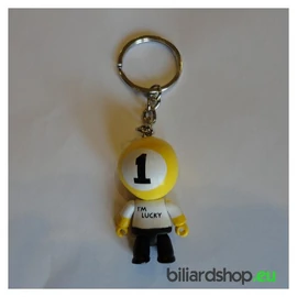 Lucky Doll pool biliárdos kulcstartó, 1-es