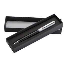 Golyóstoll ezüst felső résszel, fekete