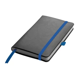Divatos műbőr jegyzetfüzet, A6, kék