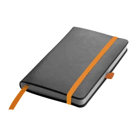 Divatos műbőr jegyzetfüzet, A6, narancssárga