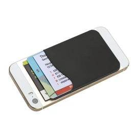 Telefonra ragasztható kártyatartó, fekete