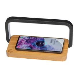 Bambusz vezeték nélküli töltő, bézs