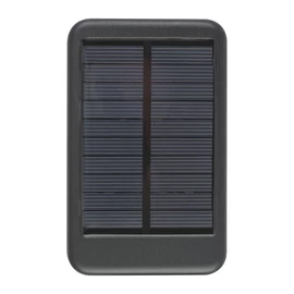 Napelemes power bank 4000 mAh, fekete