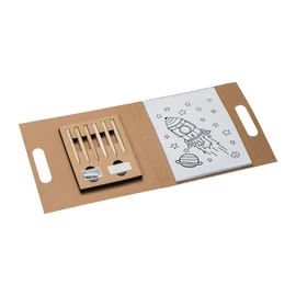 Kifestőkönyv, barna