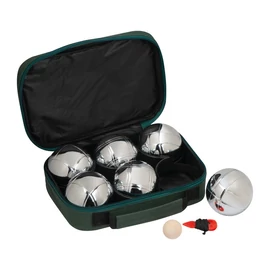 Petanque 6 acélgolyóval, zöld