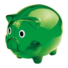 Klasszikus malacpersely, zöld