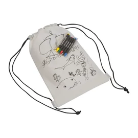 Gyerek kifestő hátizsák, fehér