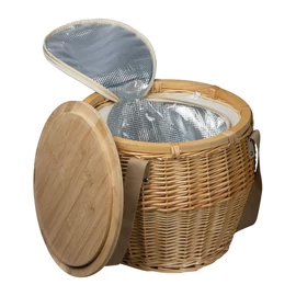 Mark Twain rattan piknik kosár, bézs