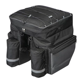 Biciklis nyeregtáska, fekete