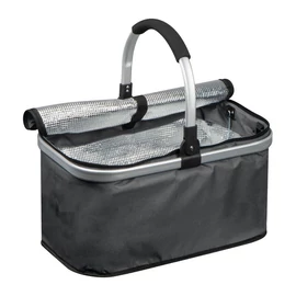 Bevásárló kosár és hűtőtáska, ezüst