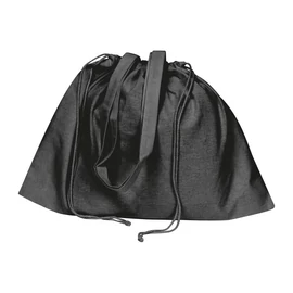 Organikus pamut vászontáska, 180 g/m², fekete