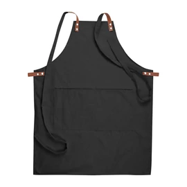 Prémium kötény pamutból, 340g, fekete