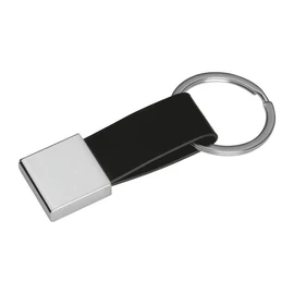 Kulcstartó műbőr szalaggal, fekete Kulcstartó műbőr szalaggal, fekete