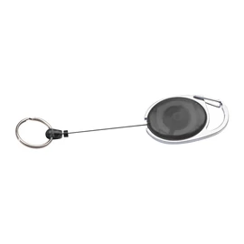 Kihúzható kulcstartó, fekete