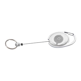 Kihúzható kulcstartó, fehér