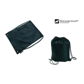 NUNAVUT, praktikus húzózsinóros táska, fekete