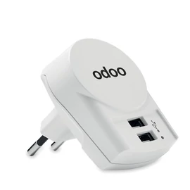 EURO USB CHARGER 2XA Skross Európa USB töltő (2xA) 12W, fehér