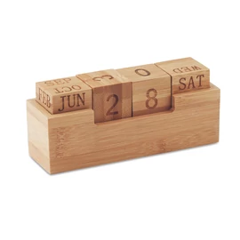 KARENDA Bambusz naptár, fa