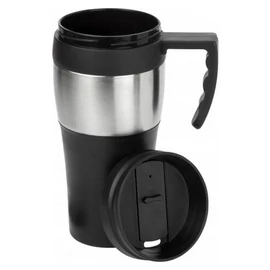 Termoszbögre, 500 ml, fekete/ezüst