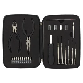 26 db-os szerszámkészlet, ezüst