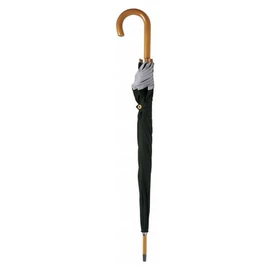 Esernyő, fényvisszaverő szegéllyel, fekete