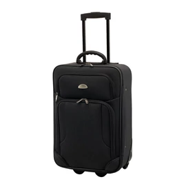 GALWAY gurulós bőrönd, fekete