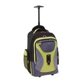 COMFORTY gurulós hátizsák, szürke, zöld