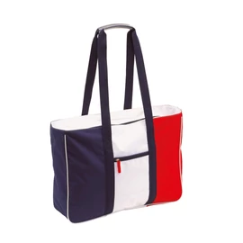 MARINA strandtáska, kék, piros, fehér