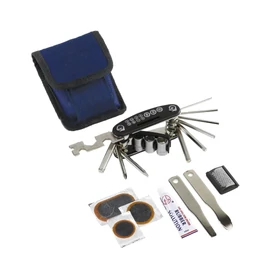 ON TOUR kerékpárjavító szett, fekete, kék