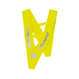 VICTORY fényvisszaverős biztonsági mellény gyermekeknek, sárga, ezüst