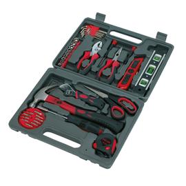 MASTERKIT 42 darabos szerszámkészlet, fekete, vörös