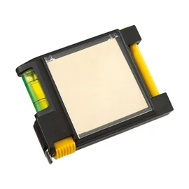 NOTY mérőszalag vízszintezővel, fekete, ezüst, sárga