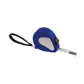 WORKER mérőszalag csiptetővel, kék, ezüst