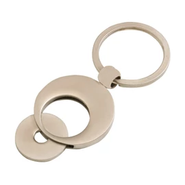 MONEY fém kulcstartó, ezüst