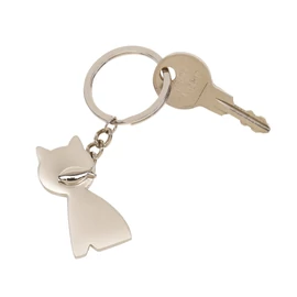 CAT kulcstartó, ezüst