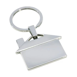 IN-HOUSE ház kulcstartó, ezüst