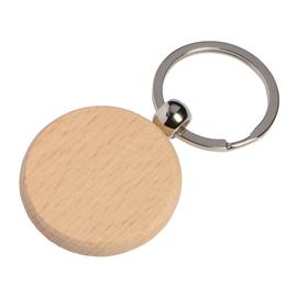 WOODS kulcstartó, barna, ezüst