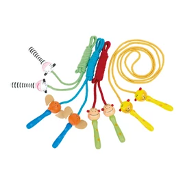 ANIMAL ANIMATION Színes ugrókötél különféle állatfigurás fogóval