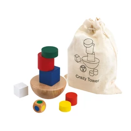 CRAZY TOWER ügyességi játék, színes
