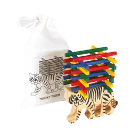 TRICKY TIGER Türelemjáték, bézs