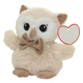 HELGA plüss bagoly, bézs